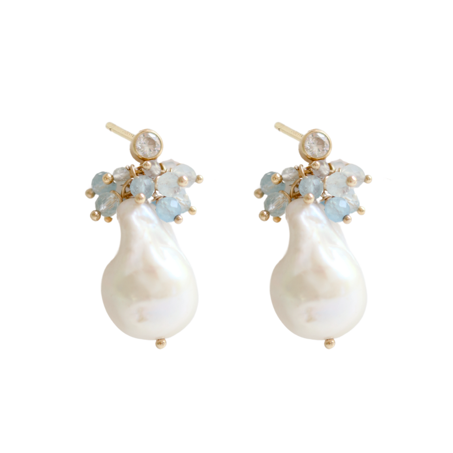 Aqua Earrings