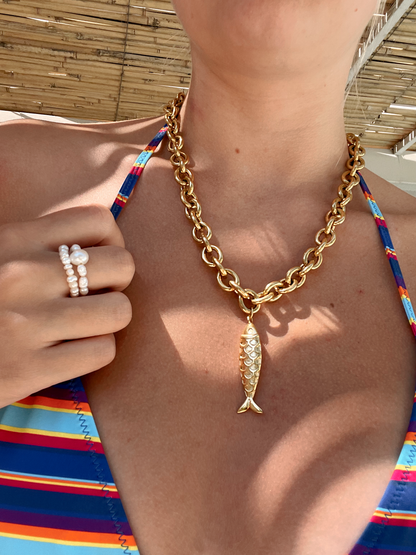 Fish Kiss Necklace