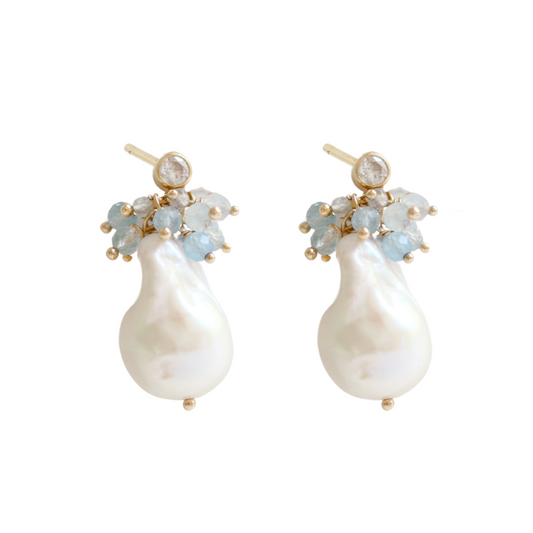 Aqua Earrings