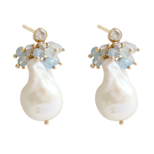 Aqua Earrings
